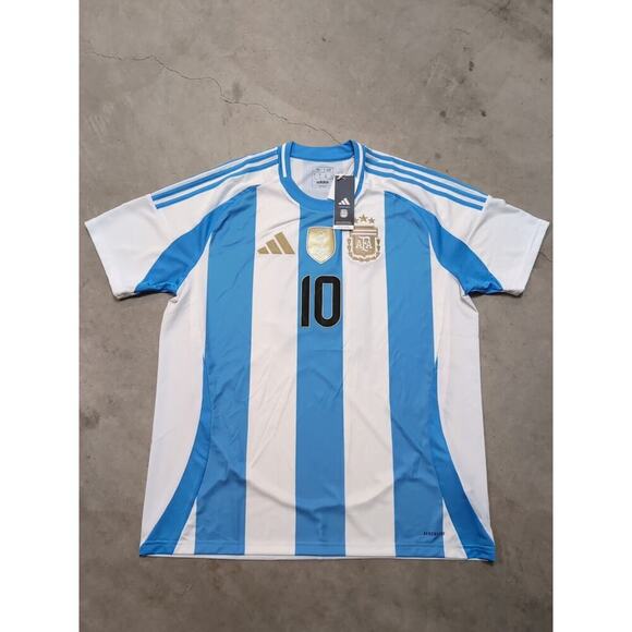 Lionel Messi Argentina 2022 World Cup Jersey Mens XL Home Authentic - Picture 1 of 13